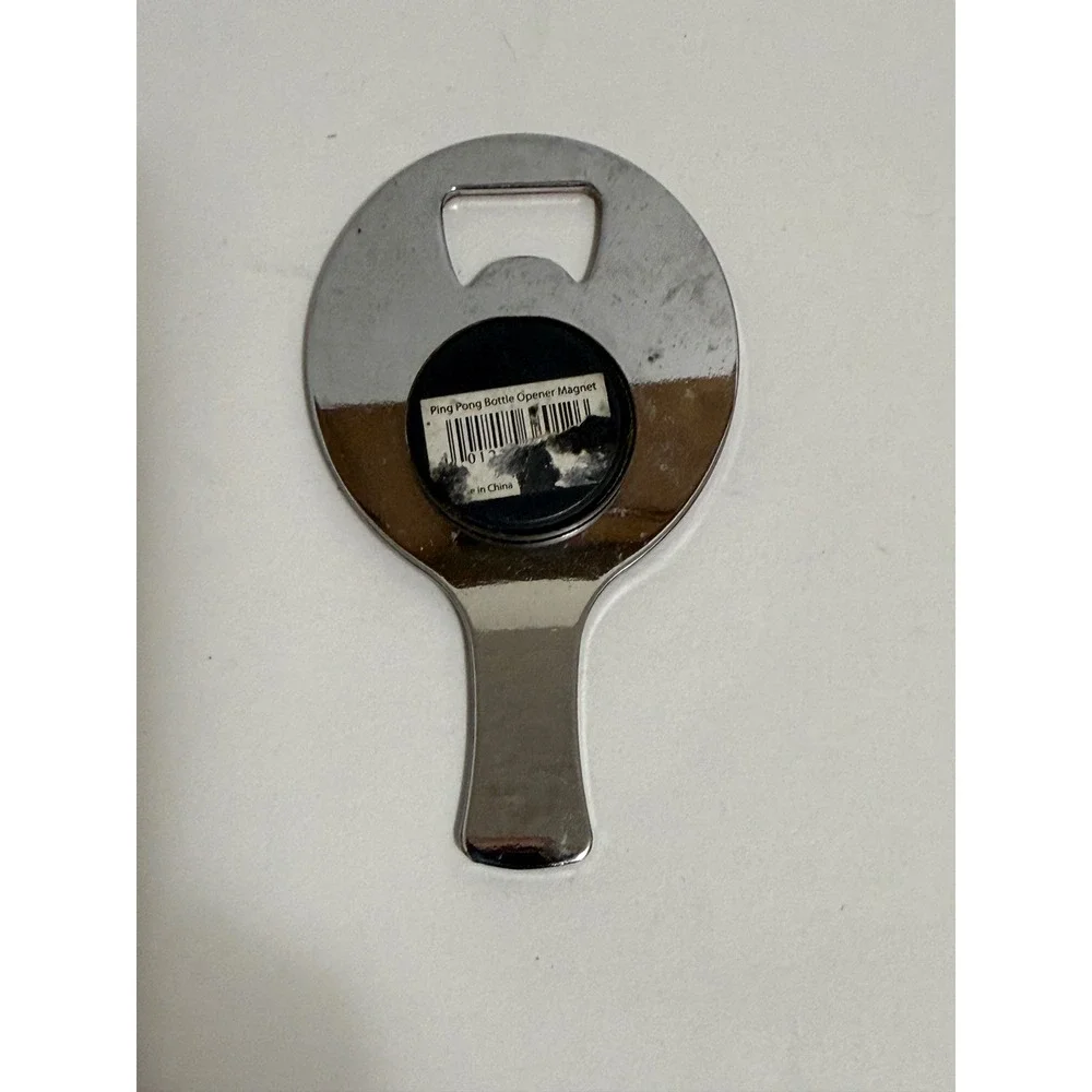 Bubba Gump Shrimp Co Ping Pong Paddle Magnetic Bottle Opener Souvenir Orange
